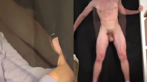 Muscular white stud getting a blowjob