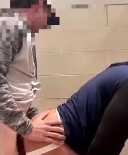 Nervous Top Fucks Muscle Bottom Slut In Bathroom