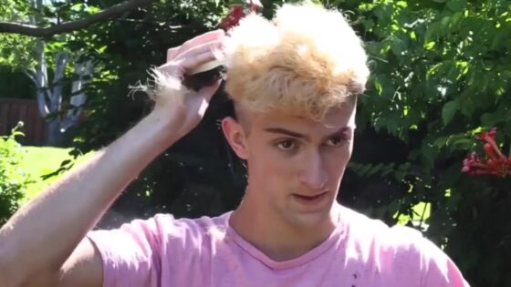Buzz His Blond Hair