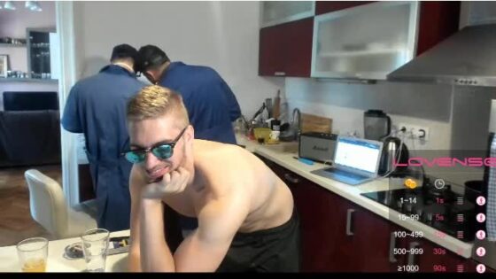 Blond Boy With Lovense 2