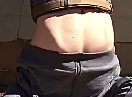 Blond Guy headstand