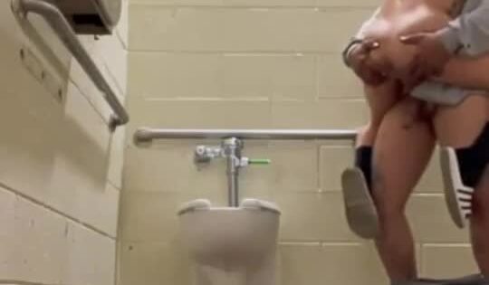 Thug Top Fucks A Twink Asian Bottom In A Bathroom