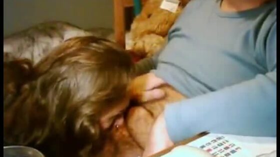 Smokes While Getting A Blow Job