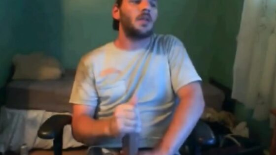 Rubbing One Out In His Room