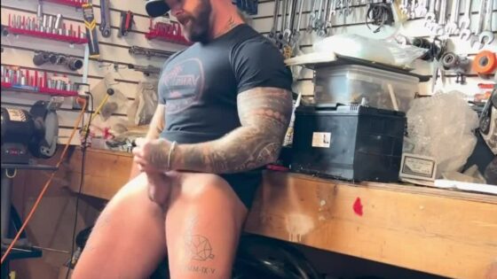 Rubbing One Out In The Tool Shed