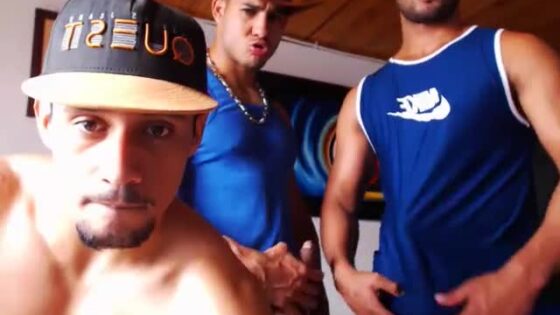 Muscle Guys Jerk Off Together