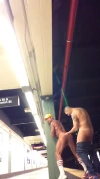 Dalton And Militarmaskio Fuck On Subway Platform