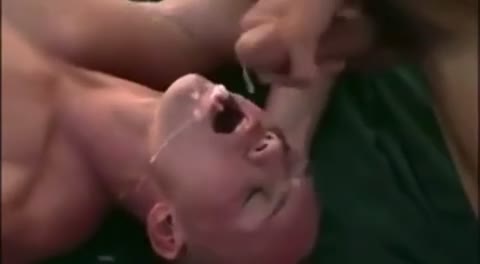 Guy Gets A Creamy Facial