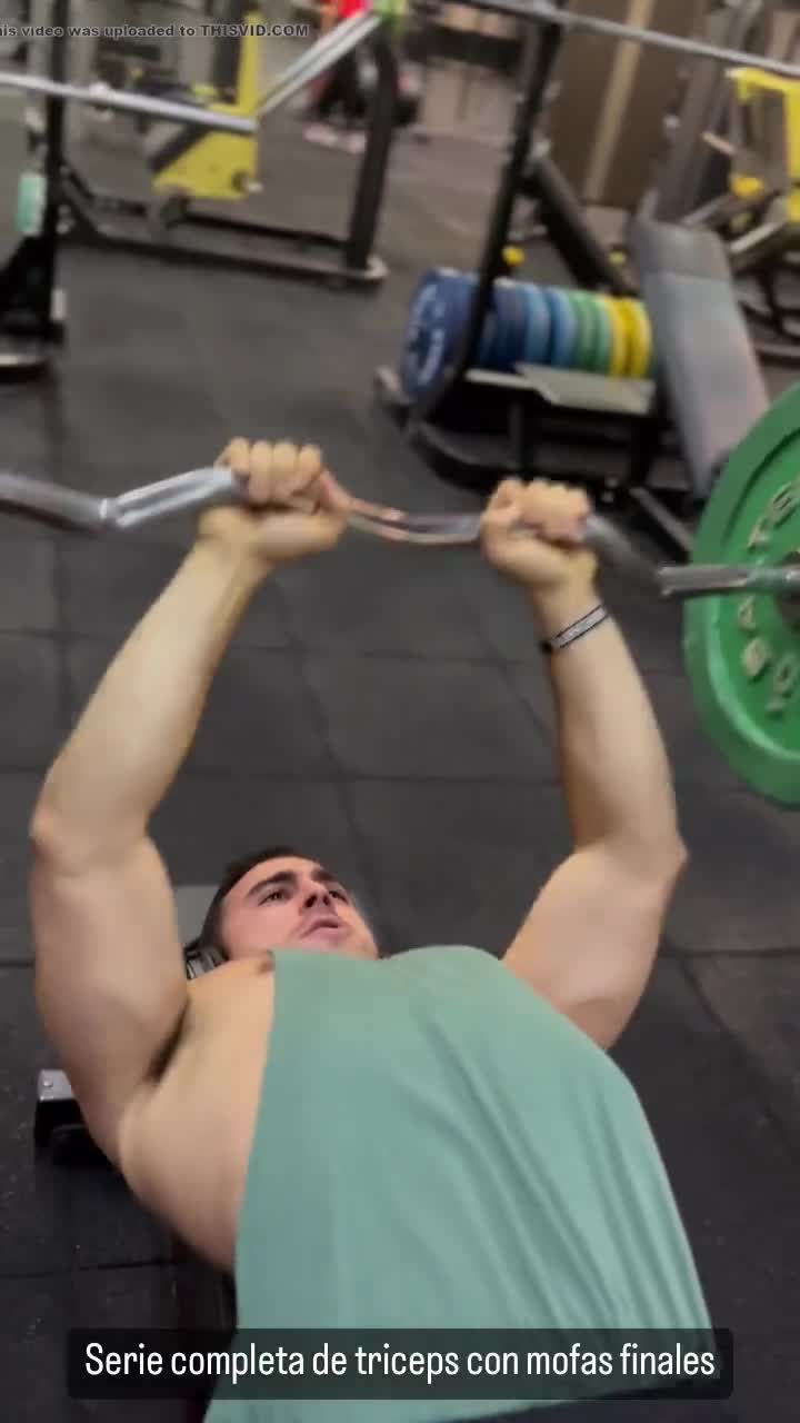 Guy Work Out Closeup