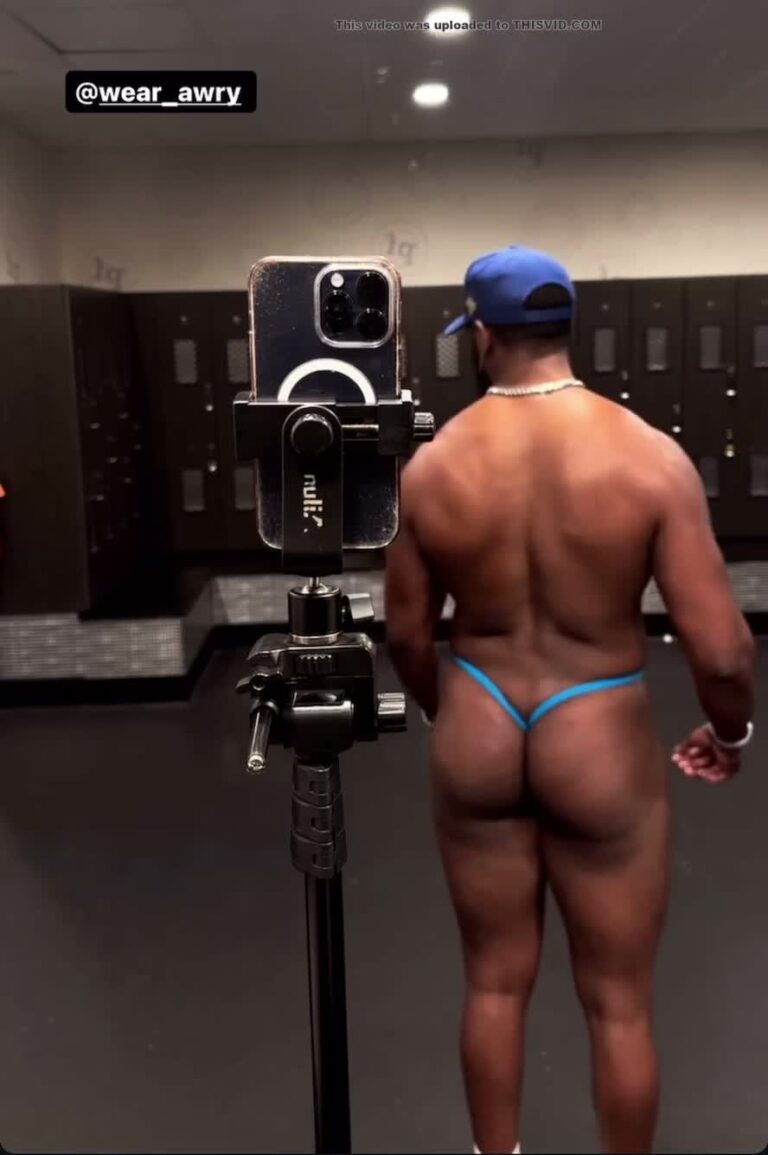 Man Showing Off In A Thong