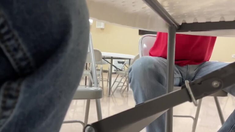 Slutty Roommate In Red Zipper Down