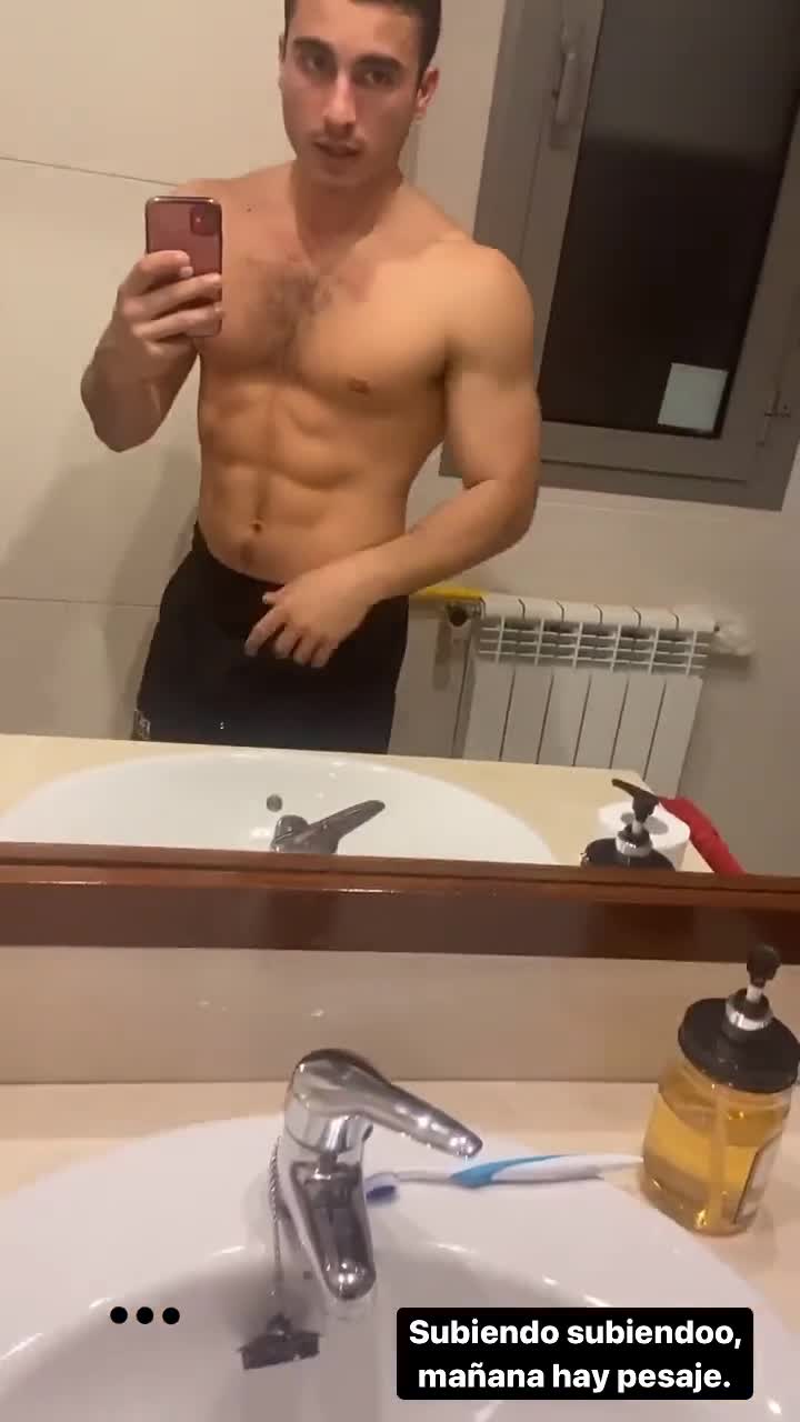 Straight Boy Flexing