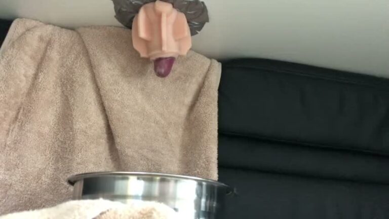 Fleshlight Through Homemade Glory Hole And Cumshot